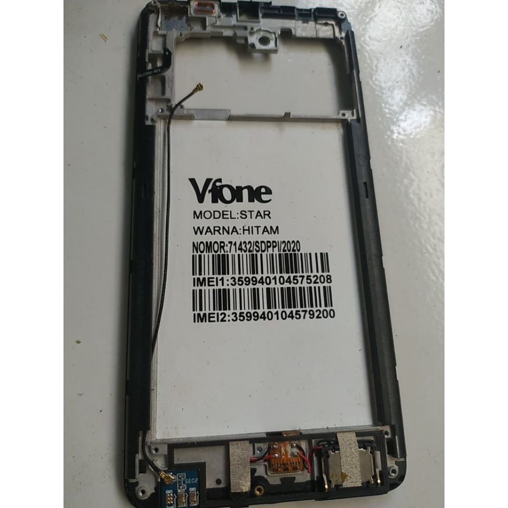 Original second hand Vfone STAR N6 lcd frame or stand removed | Shopee ...