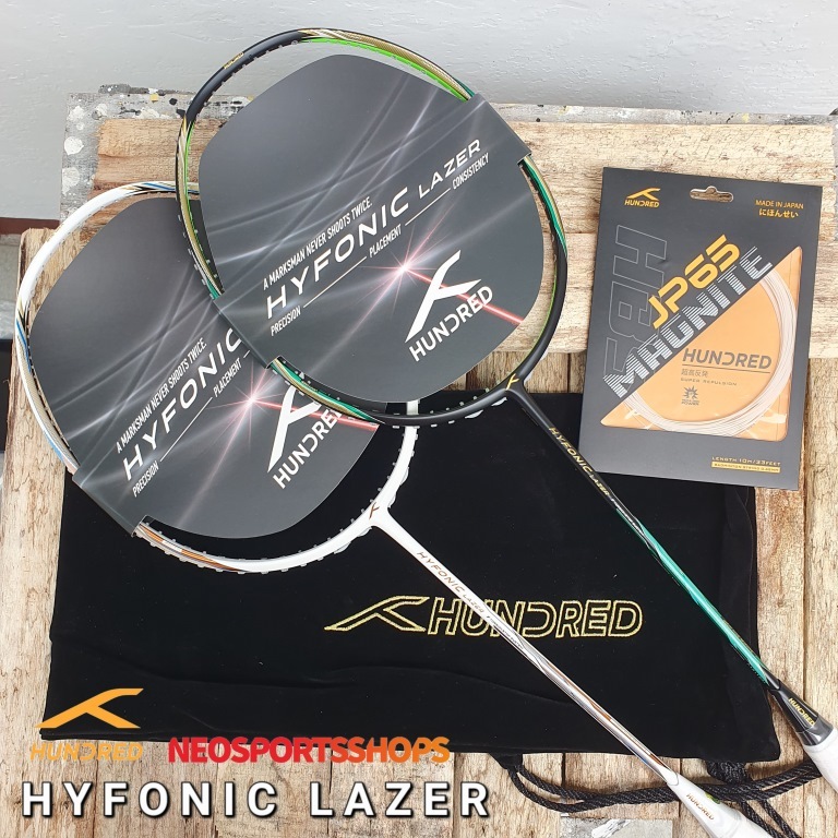 Hundred HNDRD Hyfonic Lazer Original Badminton Racket | Shopee Philippines