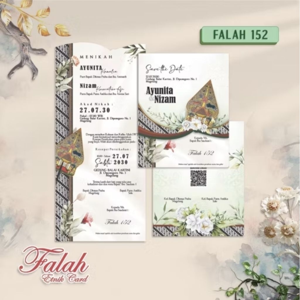 WEDDING INVITATION CONTENTS (50 PCS) || Free Label and Plastic Printing ...