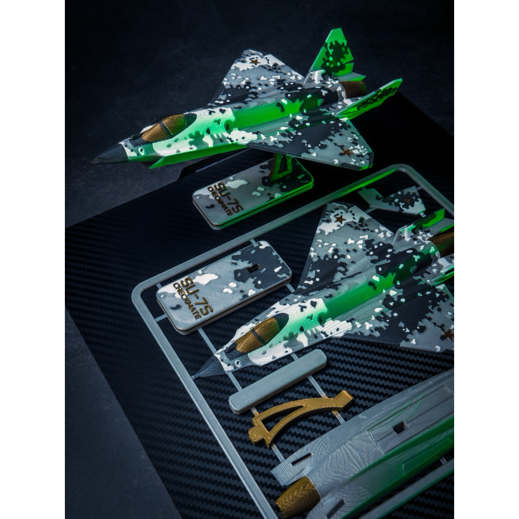 Sukhoi Su-75 Checkmate Plane Kit Card Toy | Modern Fighter Plane Model ...