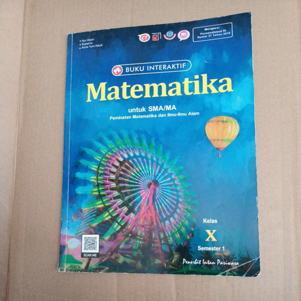 PR Interactive MATHEMATICS Book for Senior High School Grade X semester ...