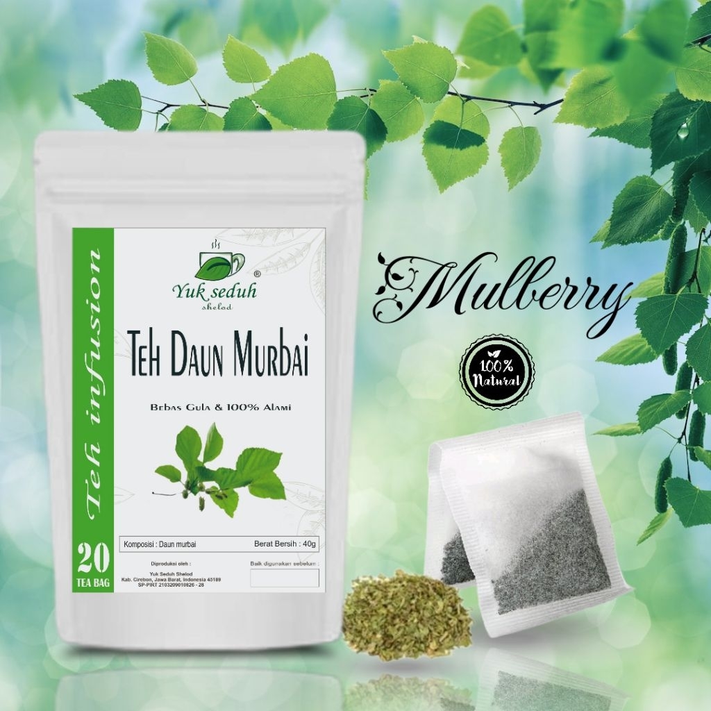 MURBAI LEAF TEA / MULBERRY LEAF TEA herbal infusion TEA | Shopee ...