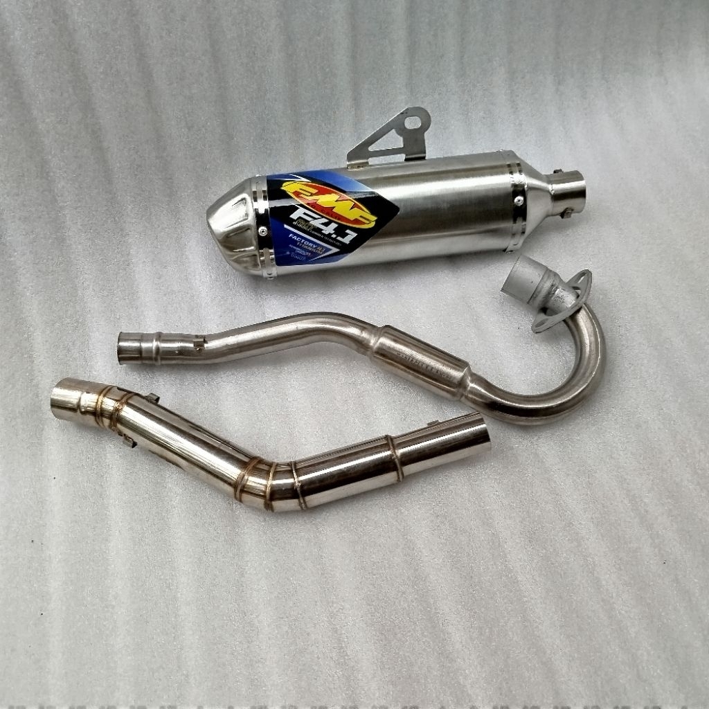 Exhaust muffler canister pipe elbow fmf f4 Ksr 110 dmx r 150 Xtz 125 xr ...