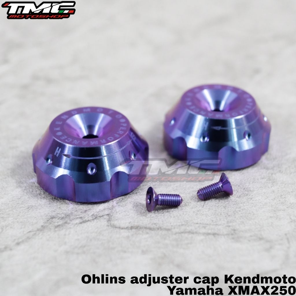 Ohlins adjuster cap titanium by Kendmoto | Shopee Philippines