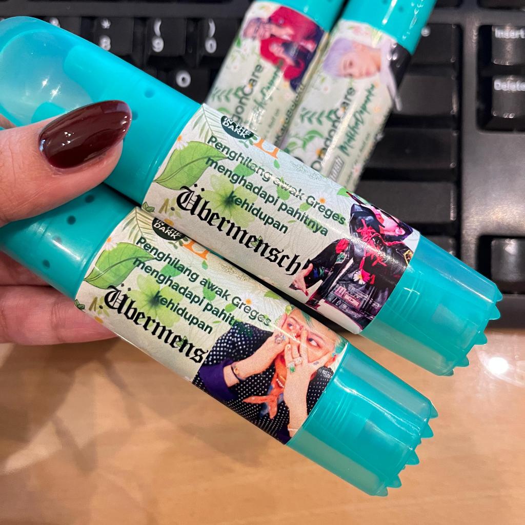 Sticker + Inhaler G-DragonCare 提bermensch Edition Matcha Depanku ...