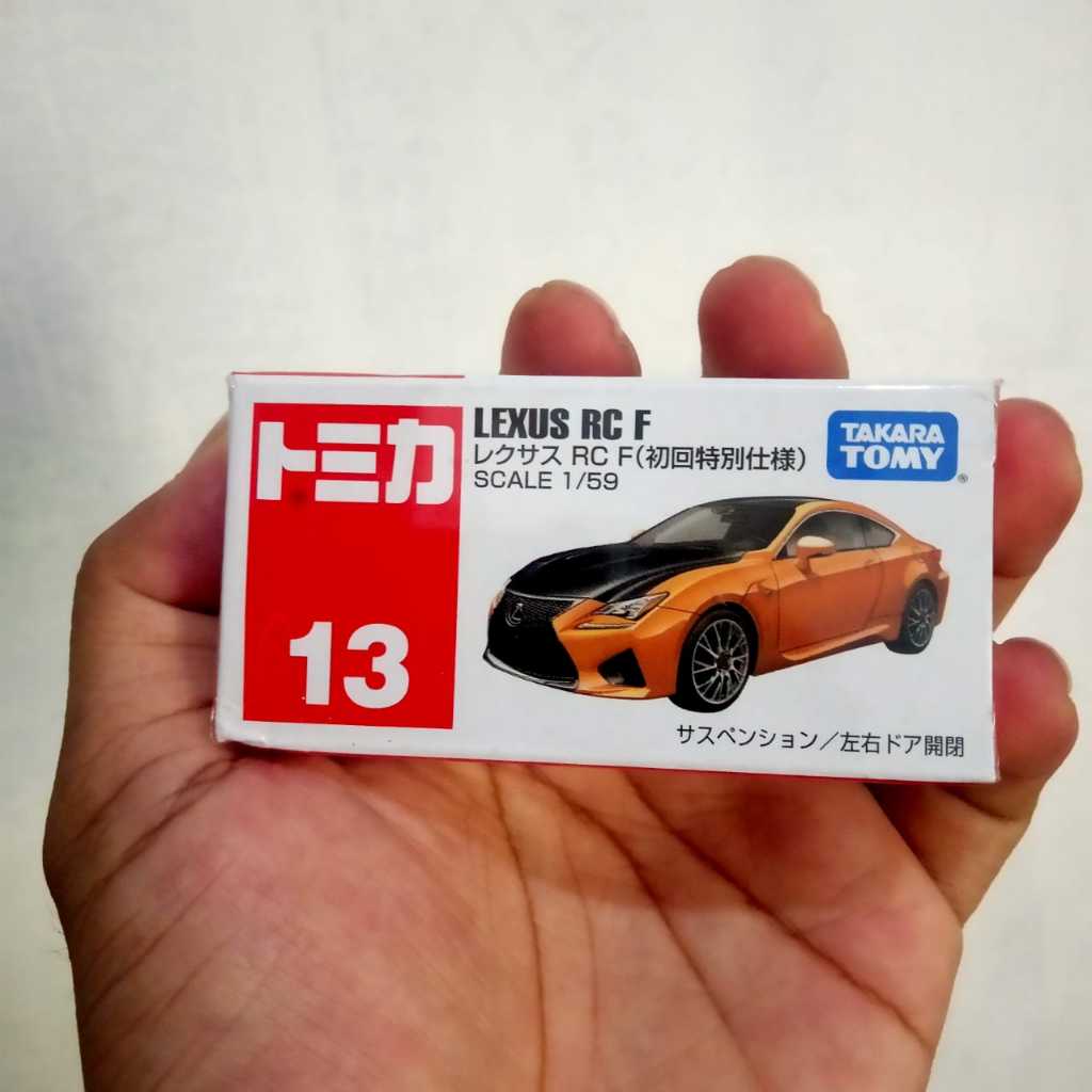 Tomica no. 13 Lexus RC F Takara Tomy regular Diecast children's toy car ...