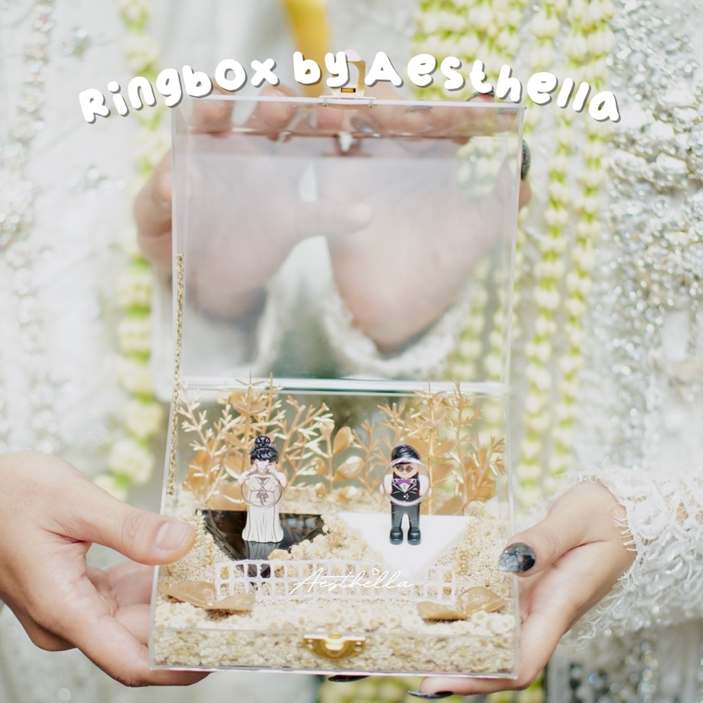 RINGBOX BY AESTHELLA CUSTOM ACRYLIC RINGBOX/ ENGAGEMENT RING BOX ...
