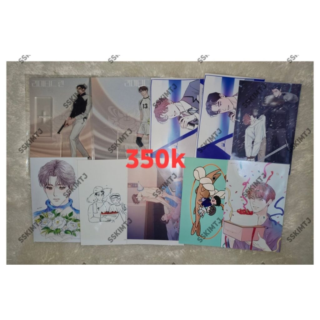 [MANHWA] LIMITED RUN STANDEE SET TEAM LEZHIN Shopee Philippines