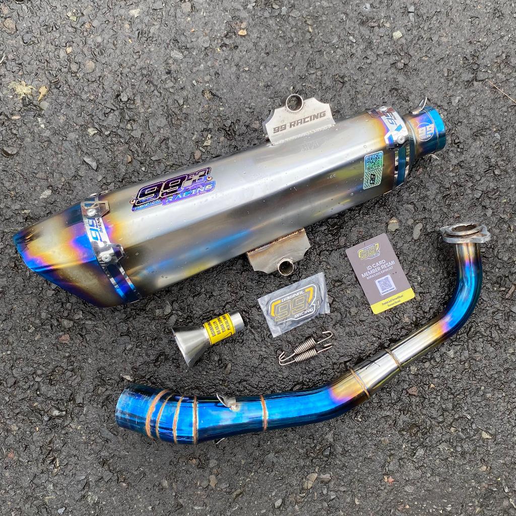 Honda PCX 150 PCX 160 full system 99 racing exhaust type RS-2 stainless ...