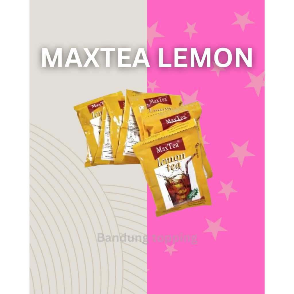 Max Tea Lemon Tea Renceng (sachet 10x25gr) | Shopee Philippines