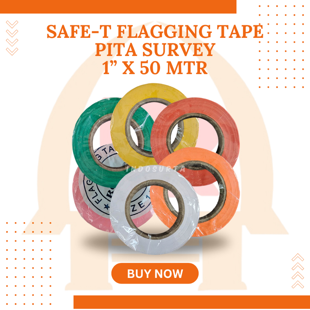 SAFE-T Flagging Tape Survey Tape/ 1