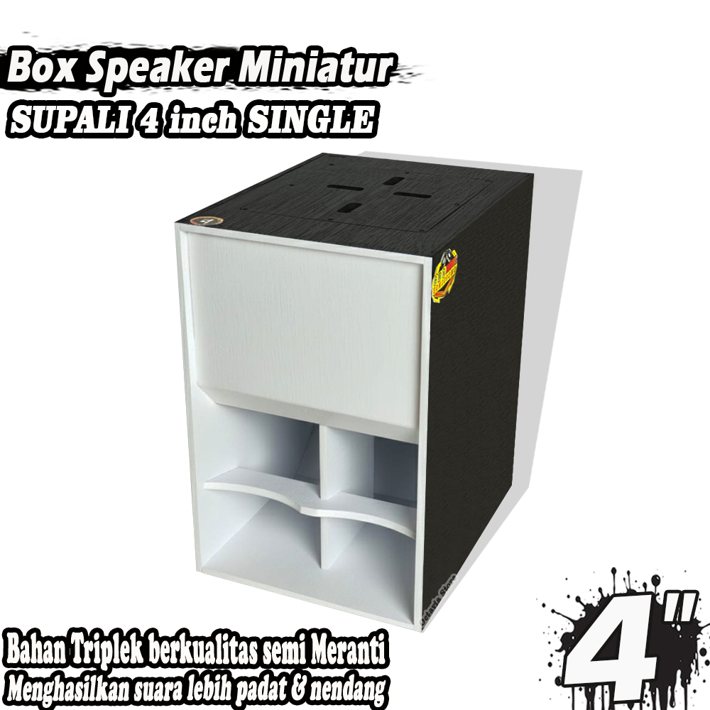 Supali 4 Inch Miniature Speaker Box WHITE | Shopee Philippines