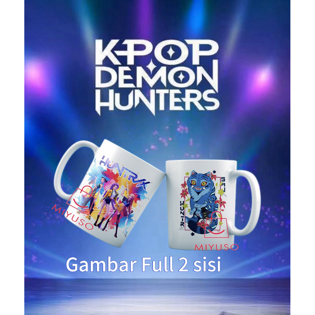 Kpop Demon Hunters Mug Huntrix Glass/ | Shopee Philippines