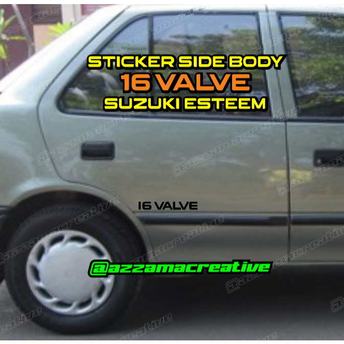 SUZUKI 16 VALVE Sticker ESTEEM Side bodySUZUKI | Shopee Philippines