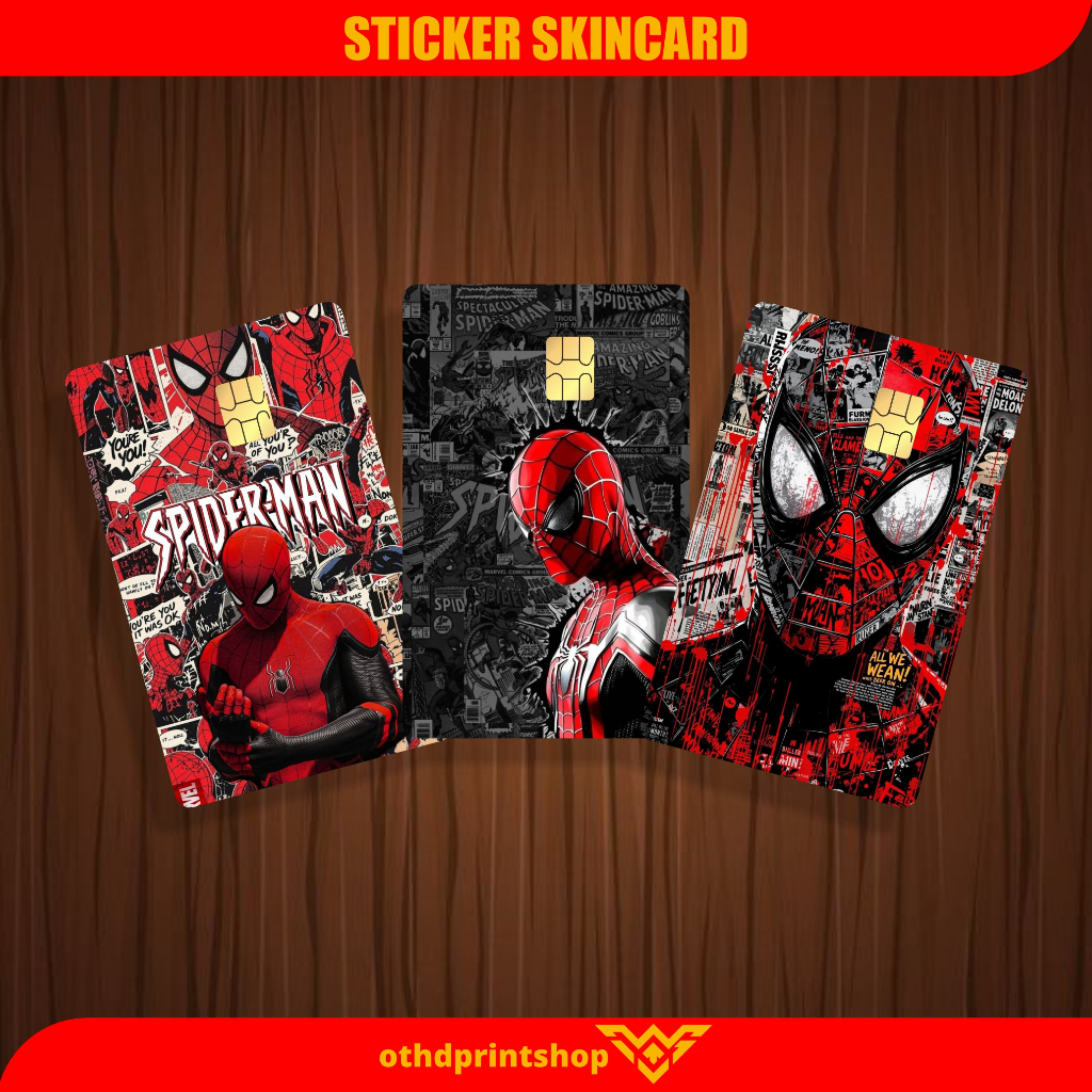 ATM Sticker Skin Sticker ATM Card Spiderman Theme Special Sticker ...