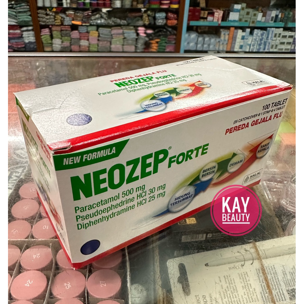 Neozep Flu Box contains 25 x 4 tablet* | Shopee Philippines