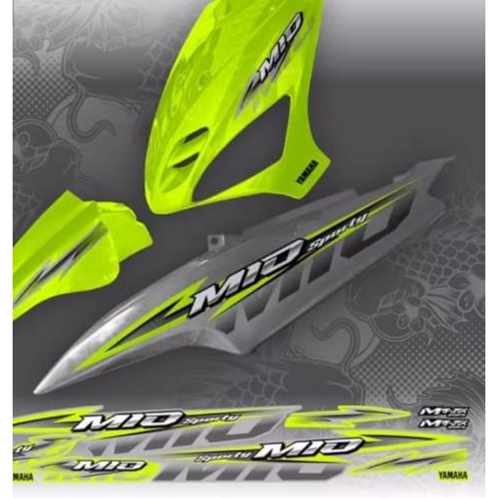UV Stripping Sticker Striping Mio Sporty, Smile Clear Transparent ...