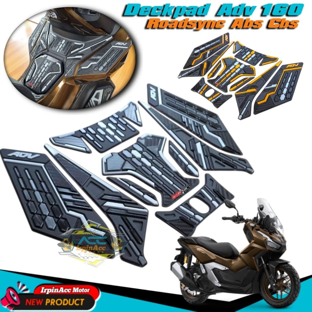 ADV 160 2025 New ABS CBS ROADSYNC Tankpad Stickers Premium Rubber ...