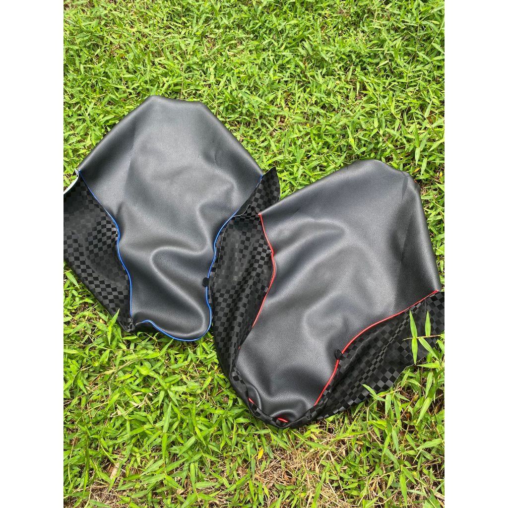Gl pro mbtech chess motorcycle seat leather with color trim variations ...