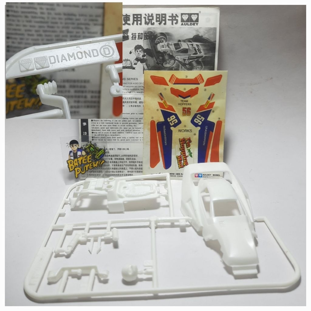 TAMIYA MINI 4WD THE GRASSHOPPERS MARKING DIAMOND | Shopee Philippines