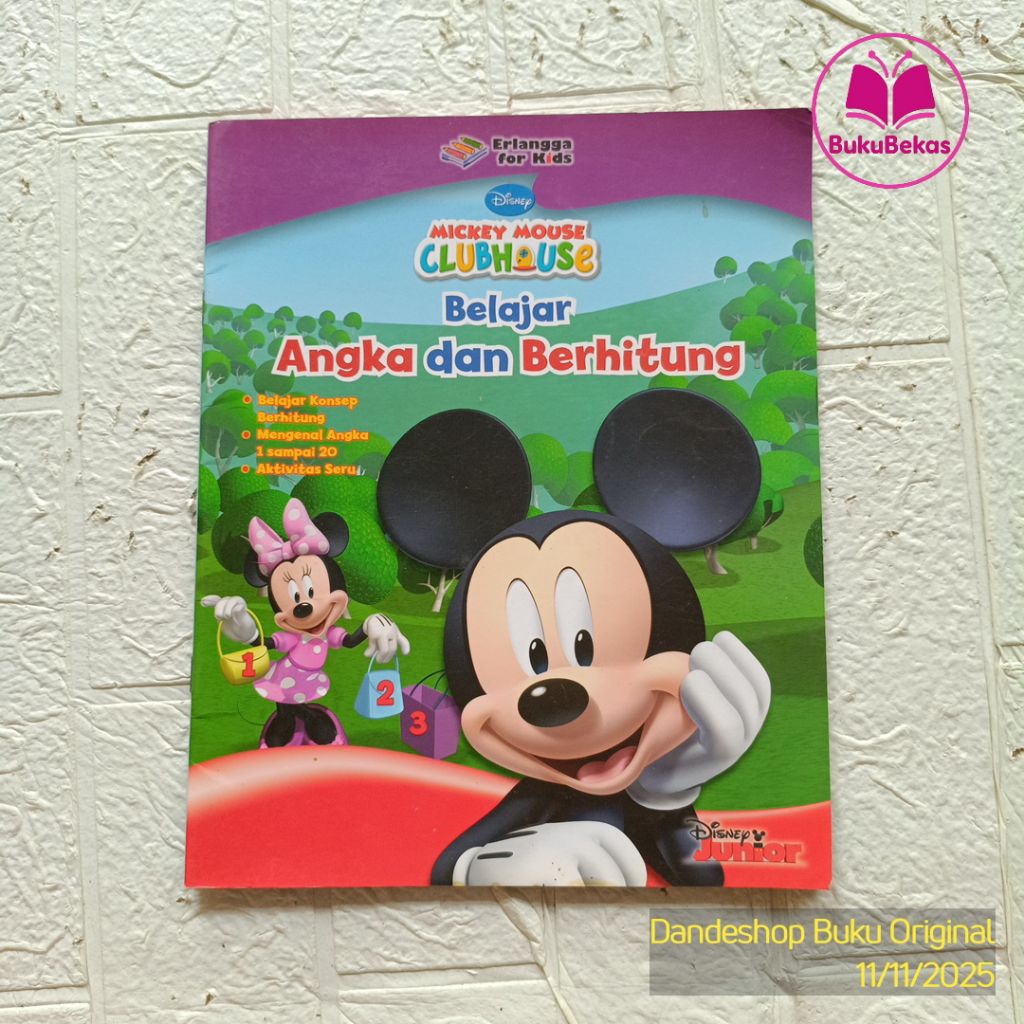 Mickey Mouse Clubhouse Learn Numbers and Count - Preloved Used Children ...