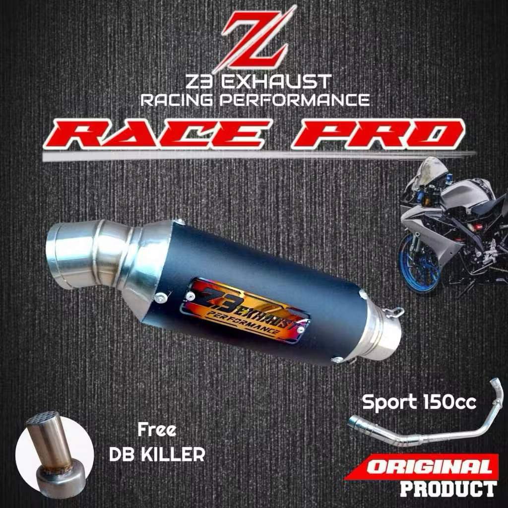 Tambutso ng motorbike racing Z3exhaust Pro raceTmx sniper raider rusi ...