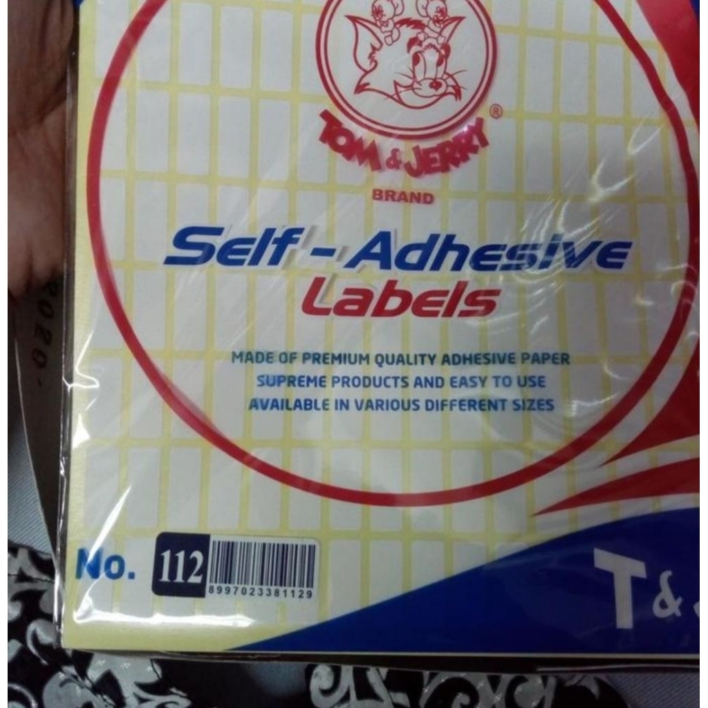 Tom & Jerry sticker label no.112 (8 x 20mm) | Shopee Philippines