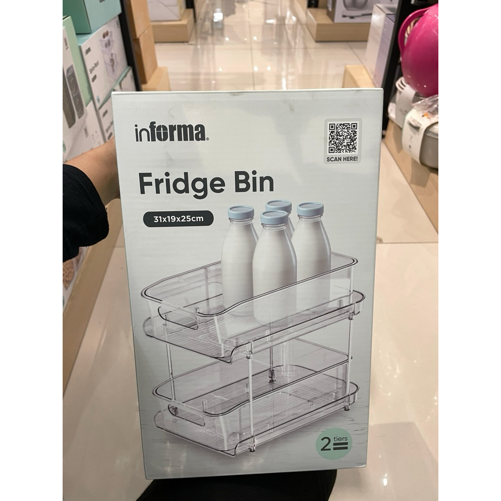 Informa Brilla 2-tier refrigerator storage container | Shopee Philippines