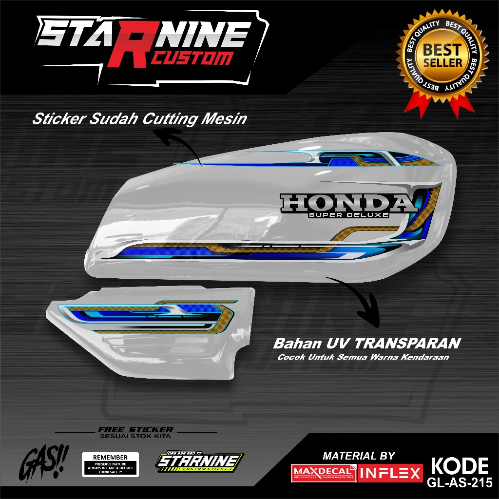 GL100 sticker GL125 Striping/ GL sticker/ code GL-AS-215 | Shopee ...