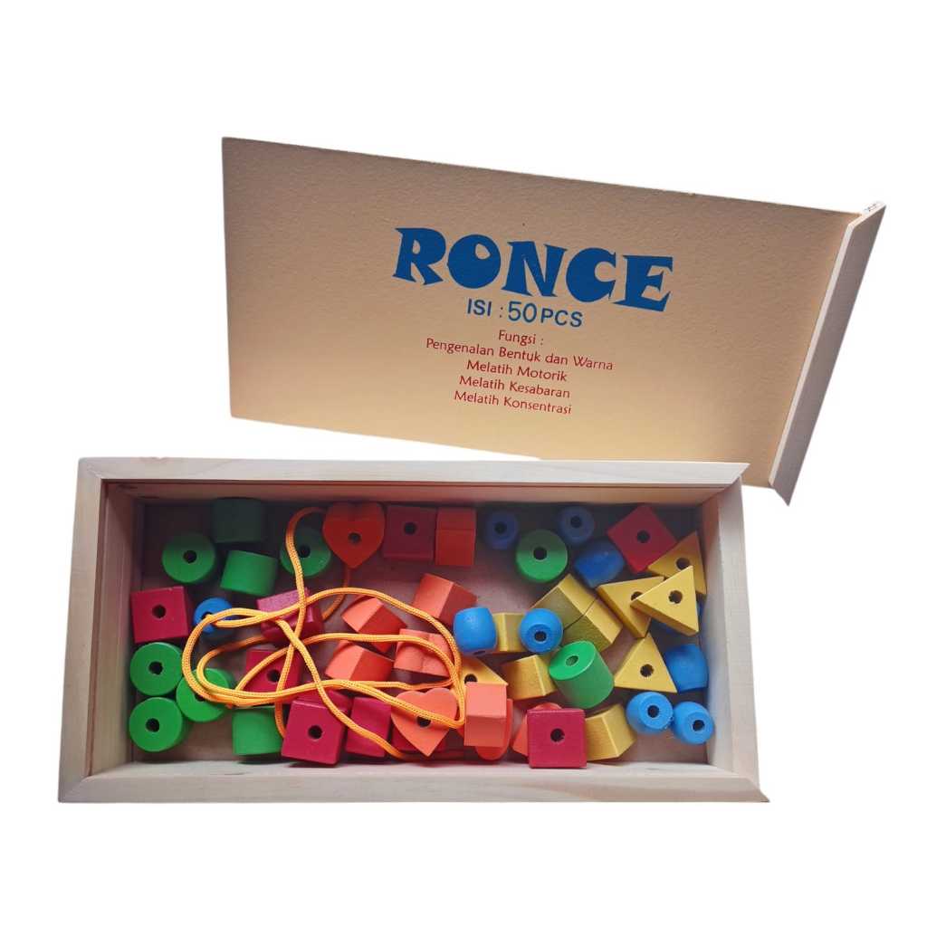 Ronce Box Contains 50 Educational Toys for Children Ronche Box Wooden ...