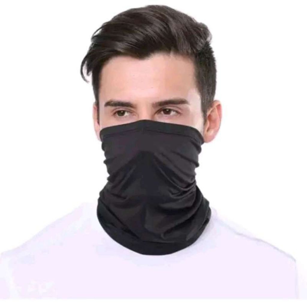 Plain Bandana Buff Mask with Ear Holes | Shopee Philippines