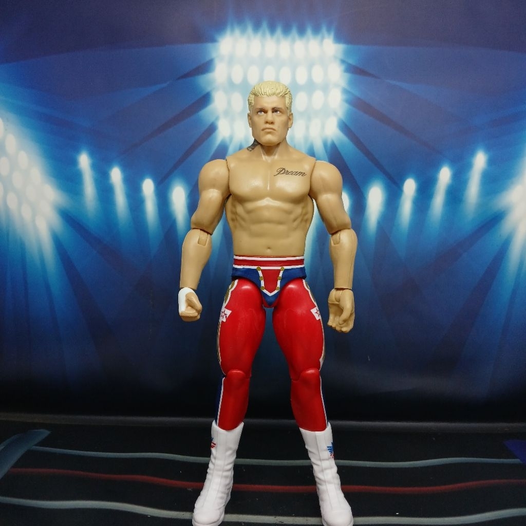 WWE MATTEL BASIC MAIN EVENT SHOWDOWN SERIES 24 CODY RHODES | Shopee ...