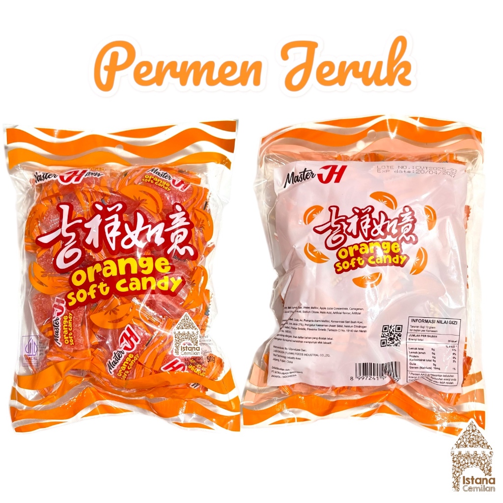 Master JH Orange Soft Candy 500 Grams | Shopee Philippines