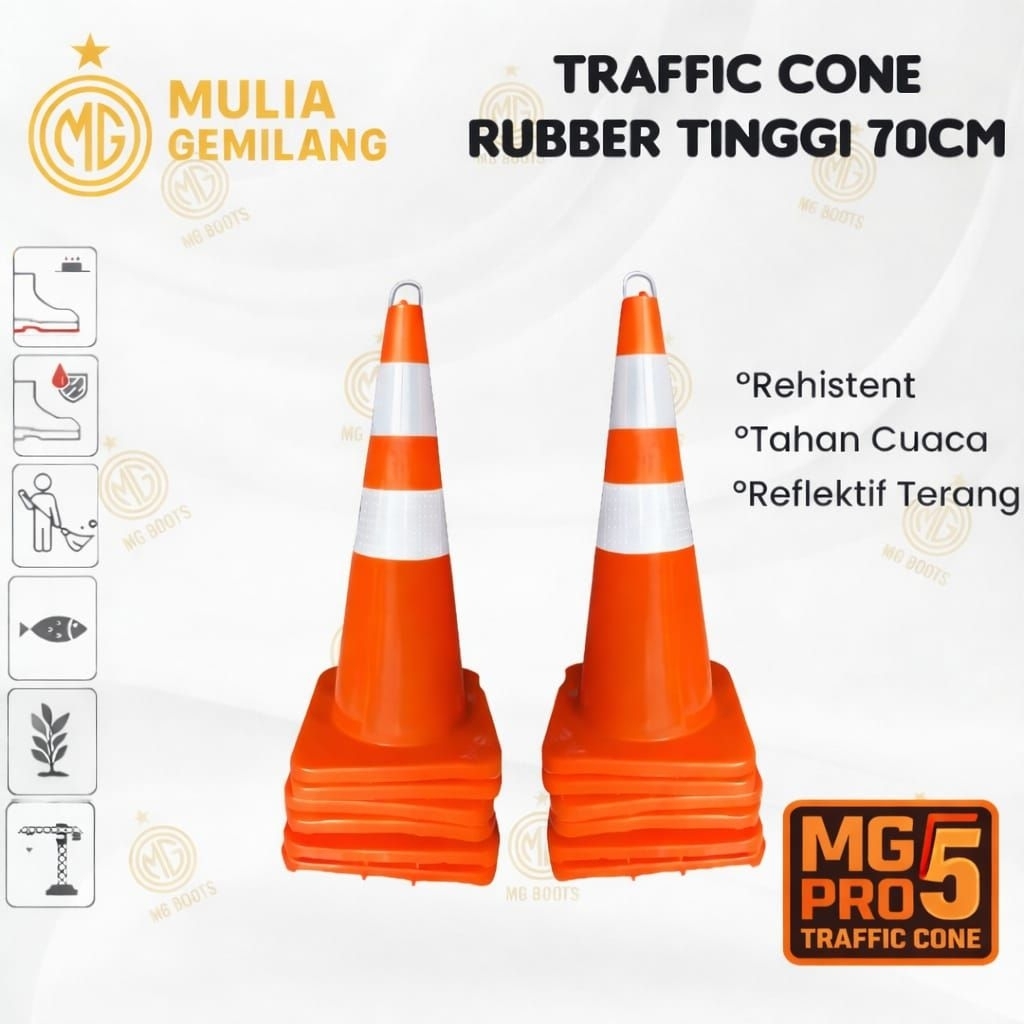 Rubber Traffic cone rubber cone 72cm | Shopee Philippines