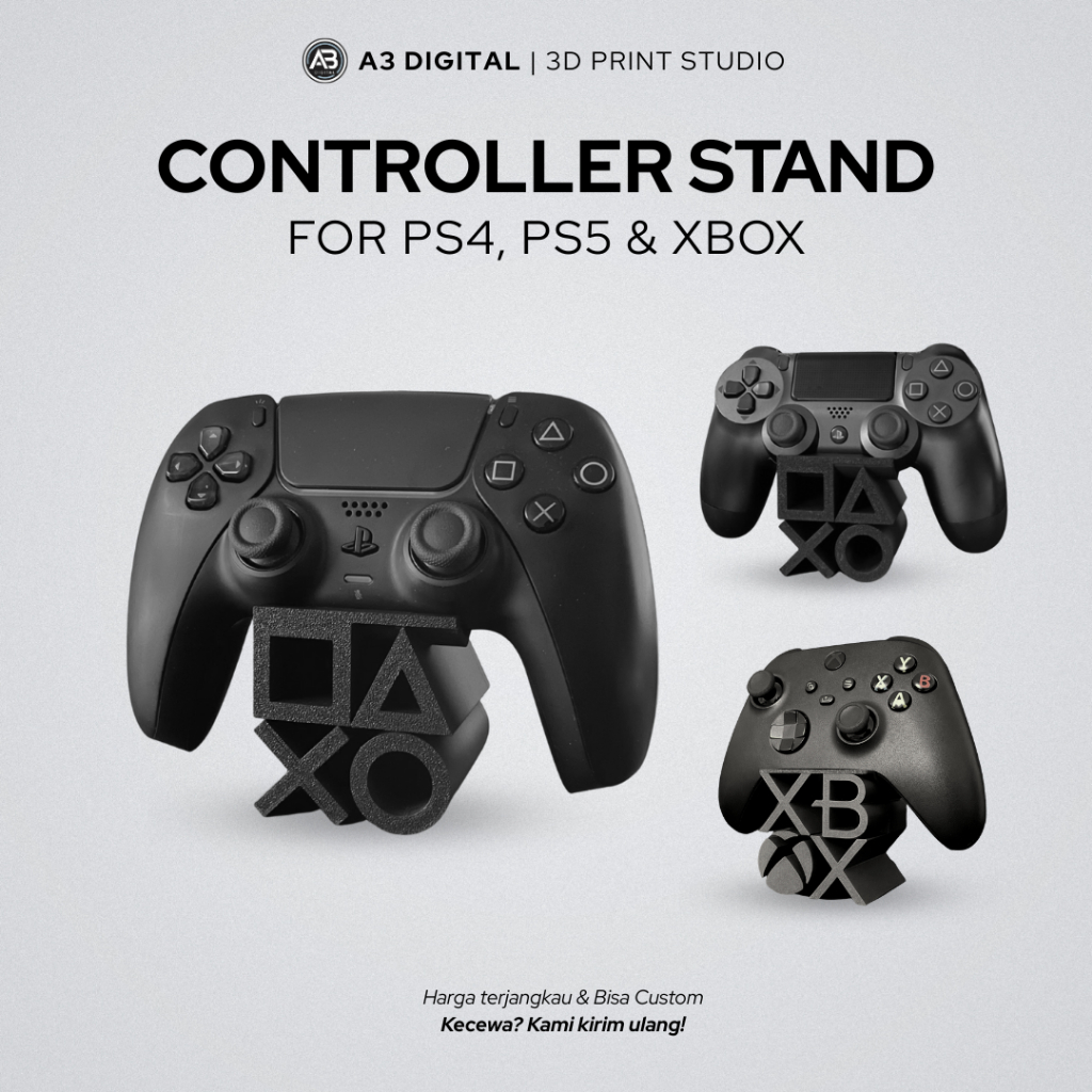PS4 Controller Stand PS5/ Xbox – Desk, Wall Mount & Pegboard Scan ...