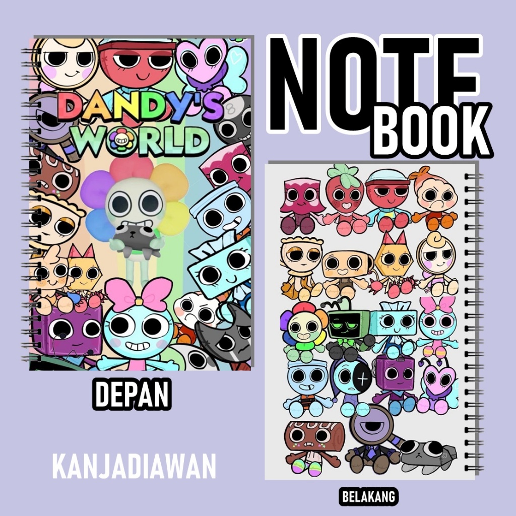 Dandy's World Spiral Notebook A6 Dandy's World | Shopee Philippines