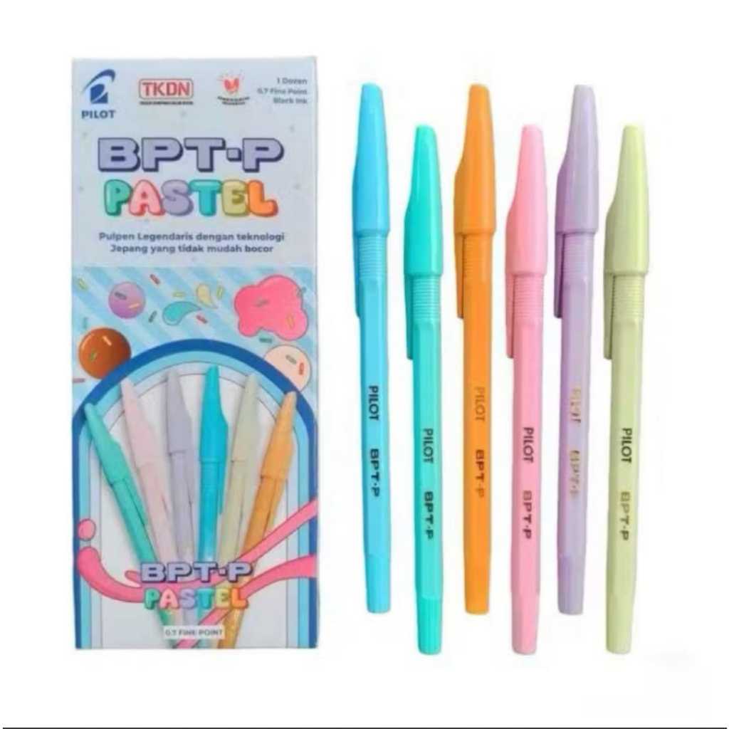 Pilot BPTP Pen - Pastel 0.7 mm (12 pcs) | Shopee Philippines