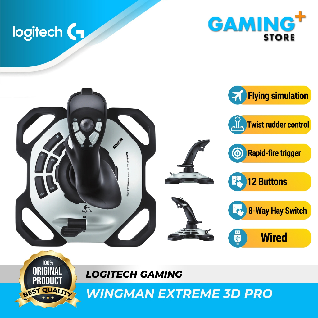 Logitech 3D Pro JoystickEXTREME (PC Mac/) | Shopee Philippines