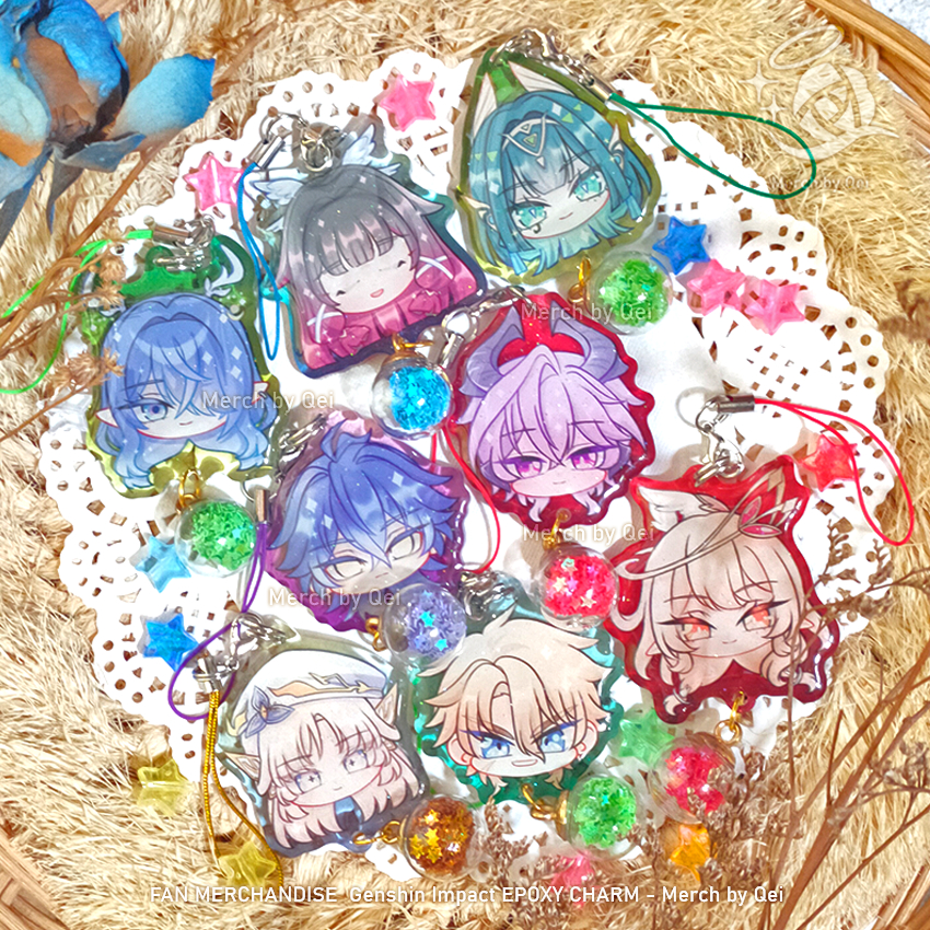 Phonestrap Epoxy NOD-KRAI Genshin Impact - Fan Merchandise Merch by Qei ...
