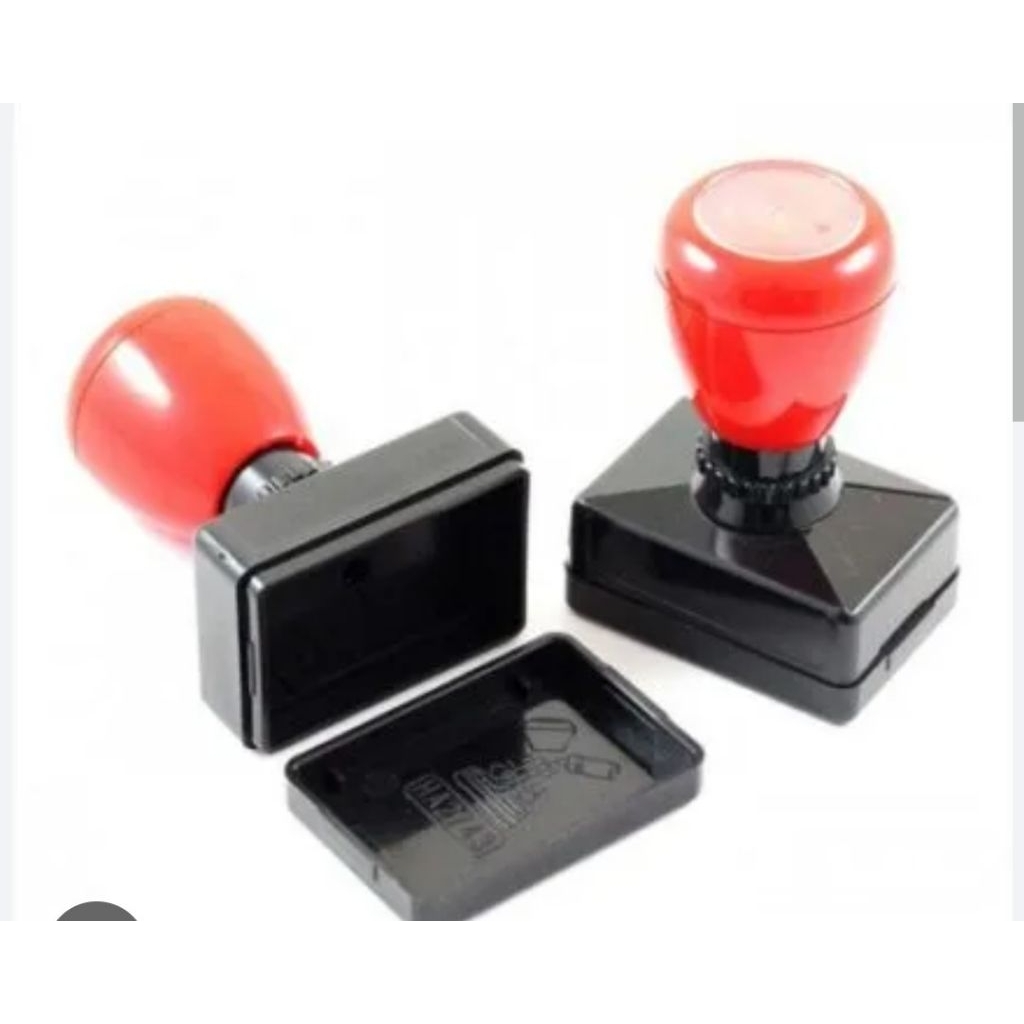 Automatic color flash stamp without bearing BOX 2.2 x 2.2 cm | Shopee ...