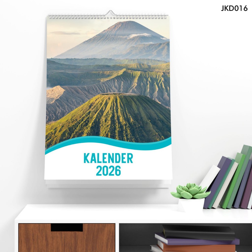 Spiral Wall Calendar A3 2026 Aesthetic design theme World miracle view ...