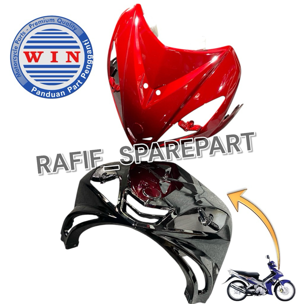 FRONT SHIELD PANEL NUMBER PLATE YAMAHA JUPITER MX OLD FRONT CHEST PANEL ...