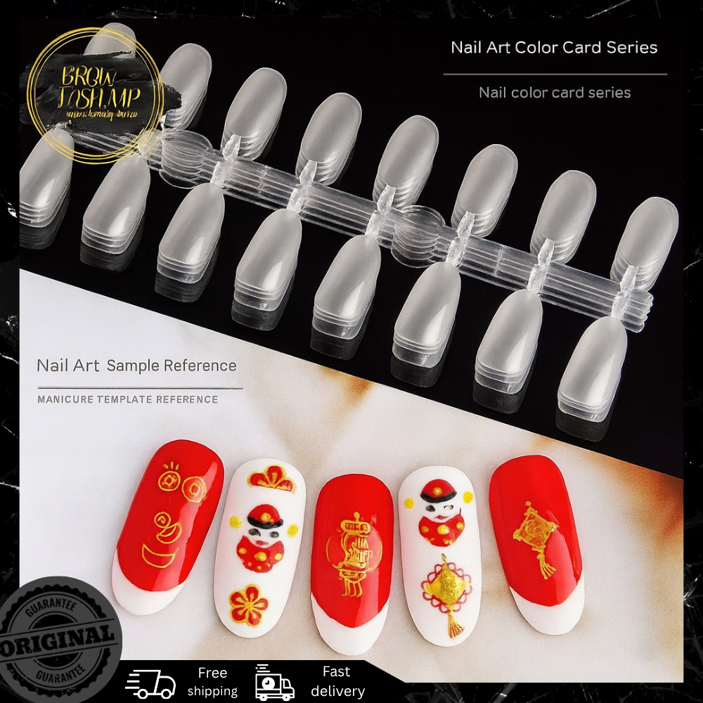 NAIL TIP DISPLAY COLOR CHART FAKE NAILS COLOR CHART BOOK FAKE NAILS ...