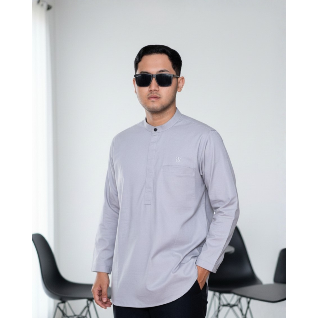 KEMEJA MOSPED Kurta Hanif Men's Top Muslim Shirt Men's Shirt Long ...