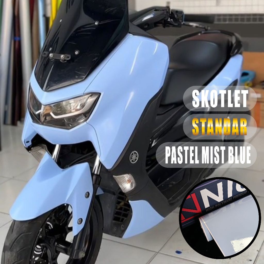 Scotlite Sticker PASTEL MIST BLUE GLOSSY STANDARD METERAN Latest Color ...