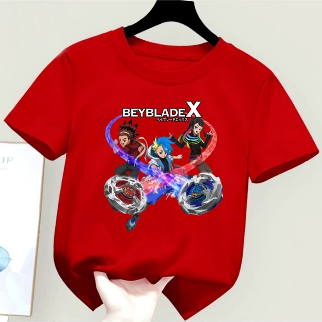 BEYBLADE X T-shirt Top for Boys Ages 1-12 Years, Teenagers and Adults ...