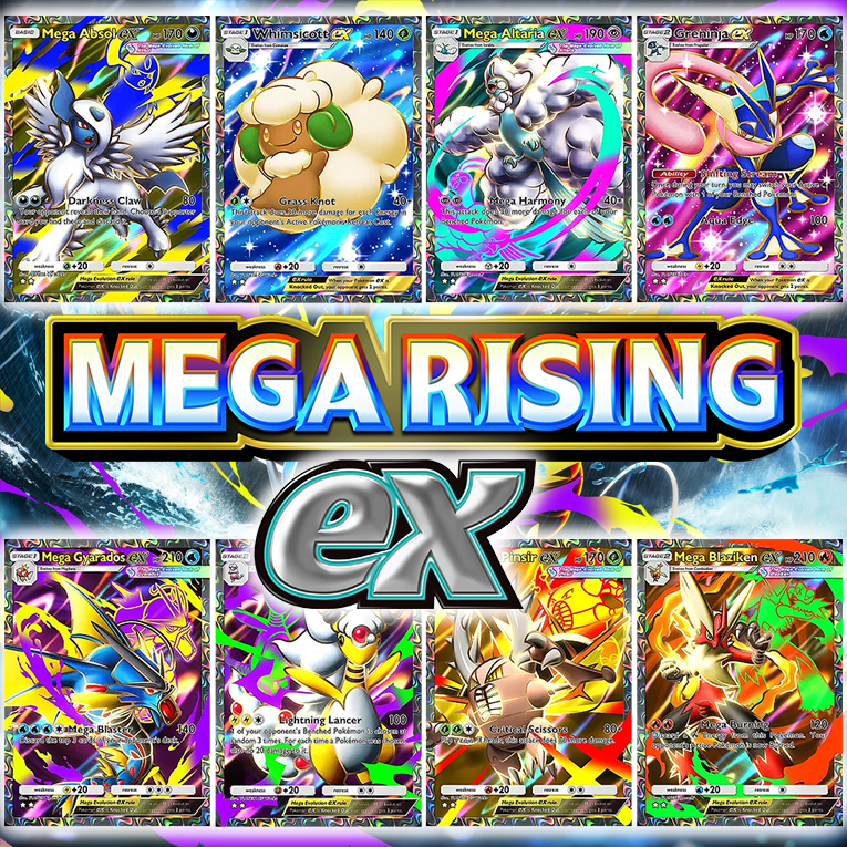 POKEMON TCG HOLOGRAM SPECIAL EX CARD - Mega Rising (B1) SES - TCG ...