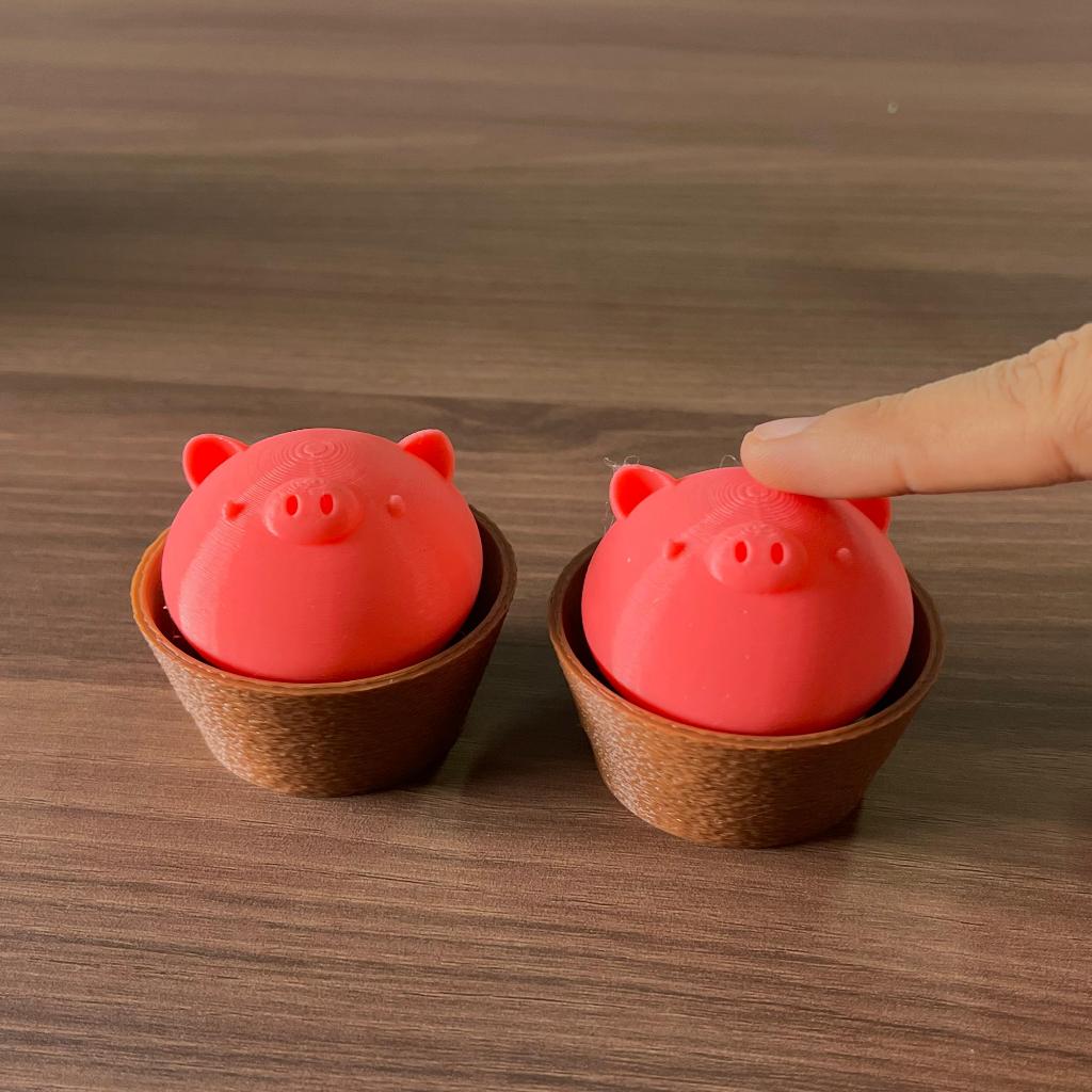 Pig Clicker, Cute Pig Toys, Click Toys, Cute Fidget Toys, Cute Table ...