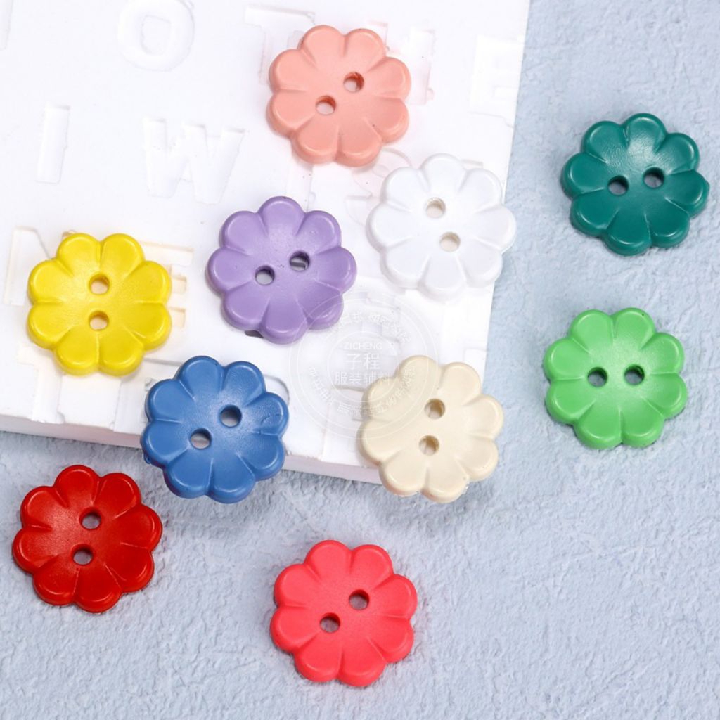 15mm Wave Flower Spray Buttons (5 pcs) | Shopee Philippines