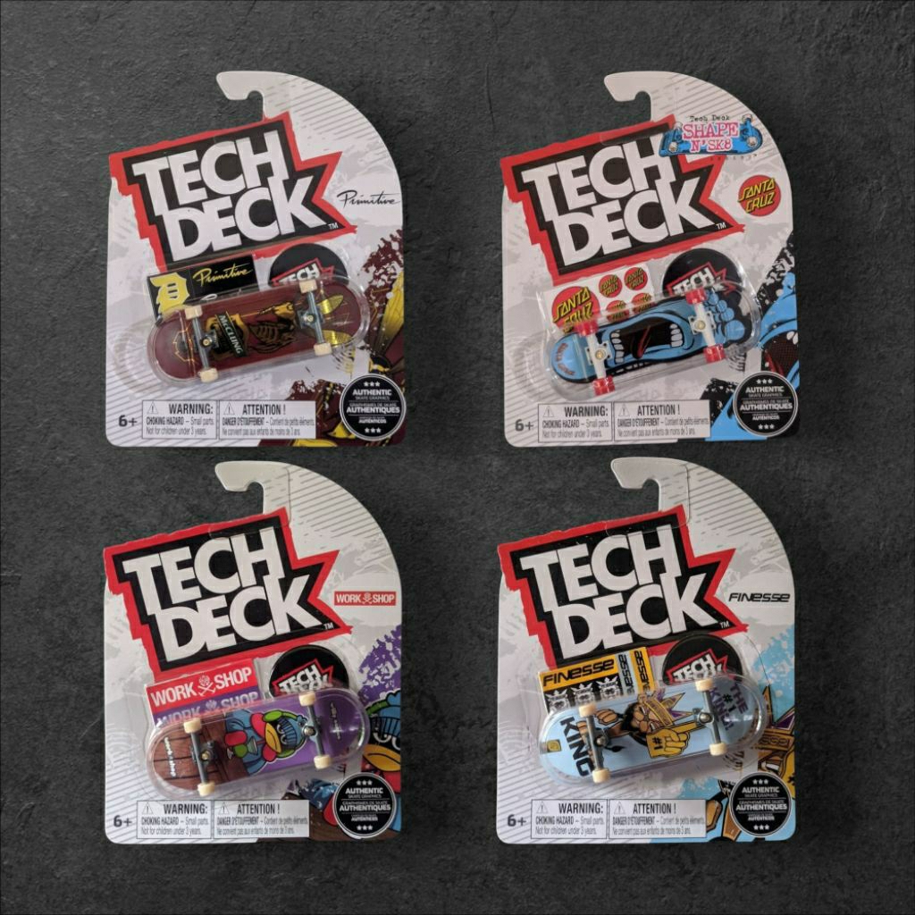 Tech Deck Fingerboard Single Pack Finger Skateboard | Shopee Philippines